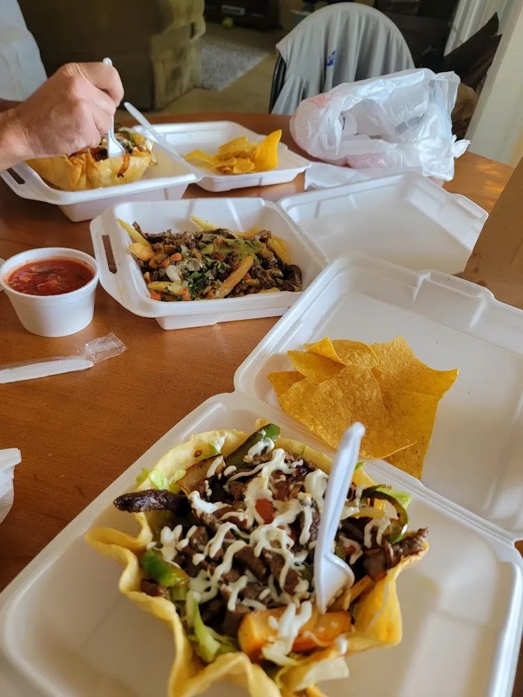 Carna Asada Fries Taco Salads